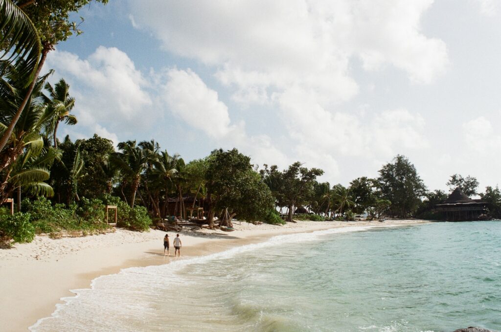 Urlaub am Strand auf den Seychellen